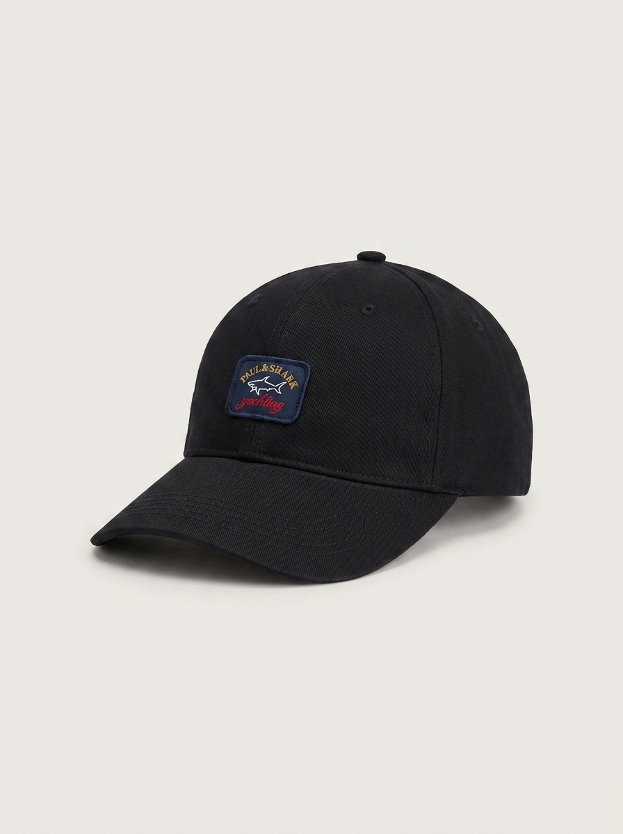 Paul & Shark Black Unisex Yachting Baseball Cap