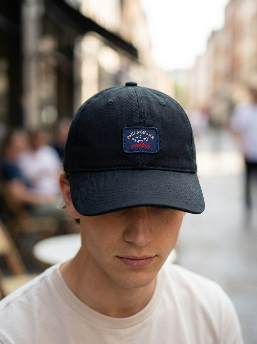 Paul & Shark Black Unisex Yachting Baseball Cap