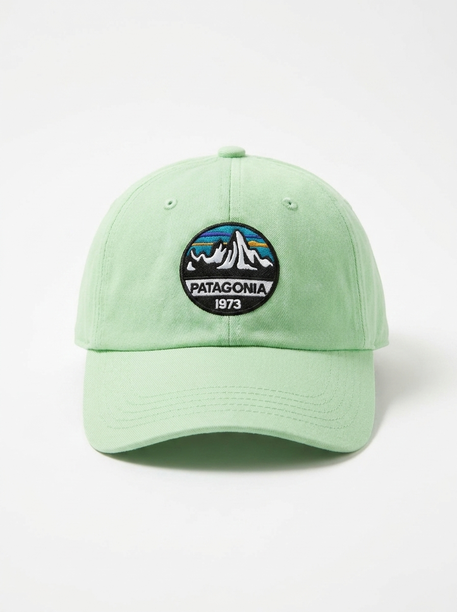 Patagonia 1973 Mint Green Embroidered Baseball Cap