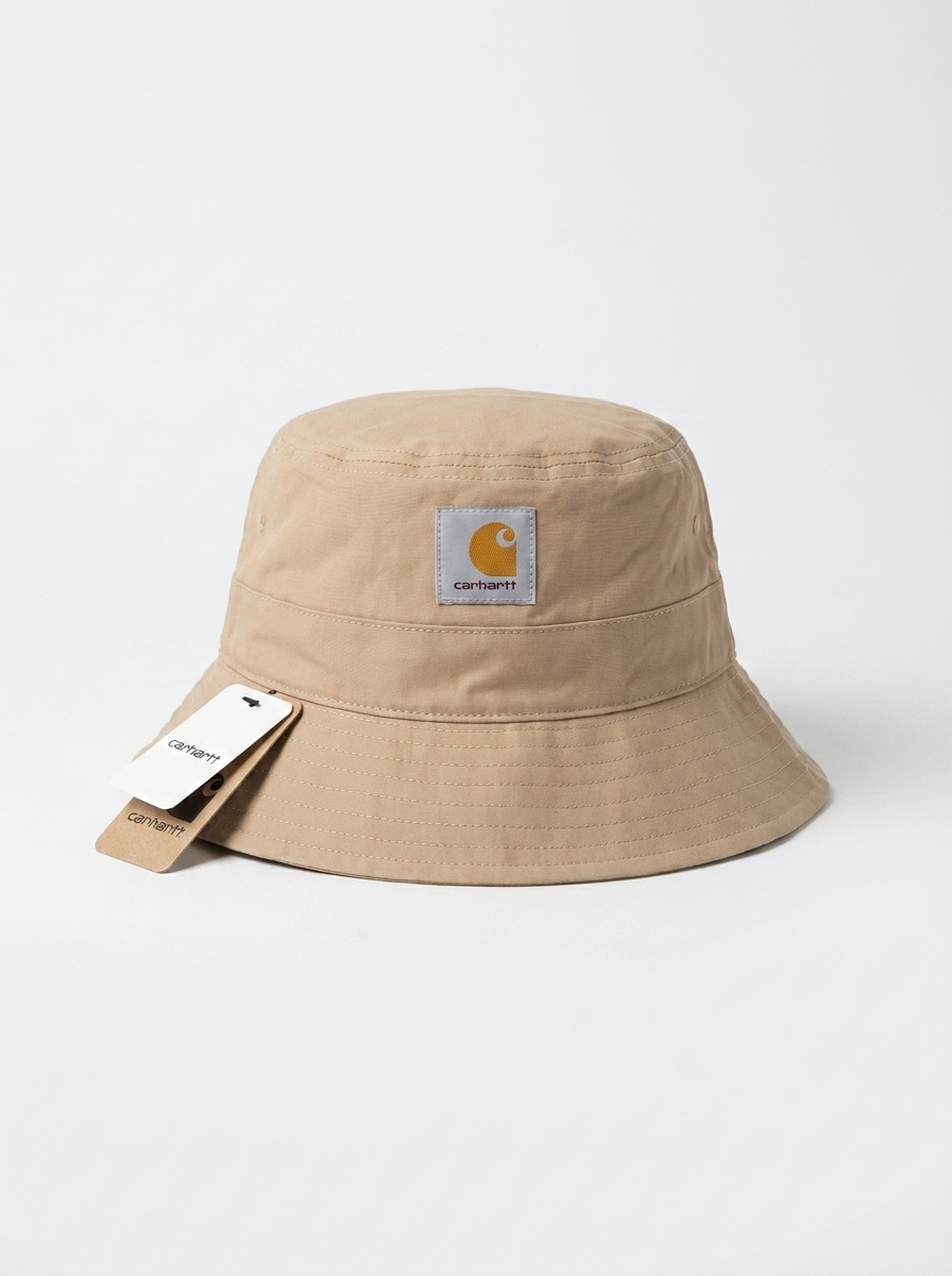 Carhartt WIP Beige Script Hamilton Bucket Hat