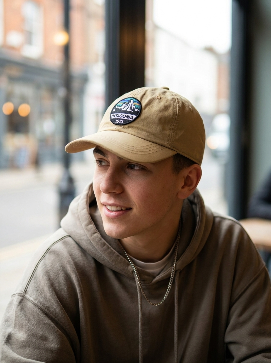 Patagonia Fitz Roy 1973 Beige Baseball Cap