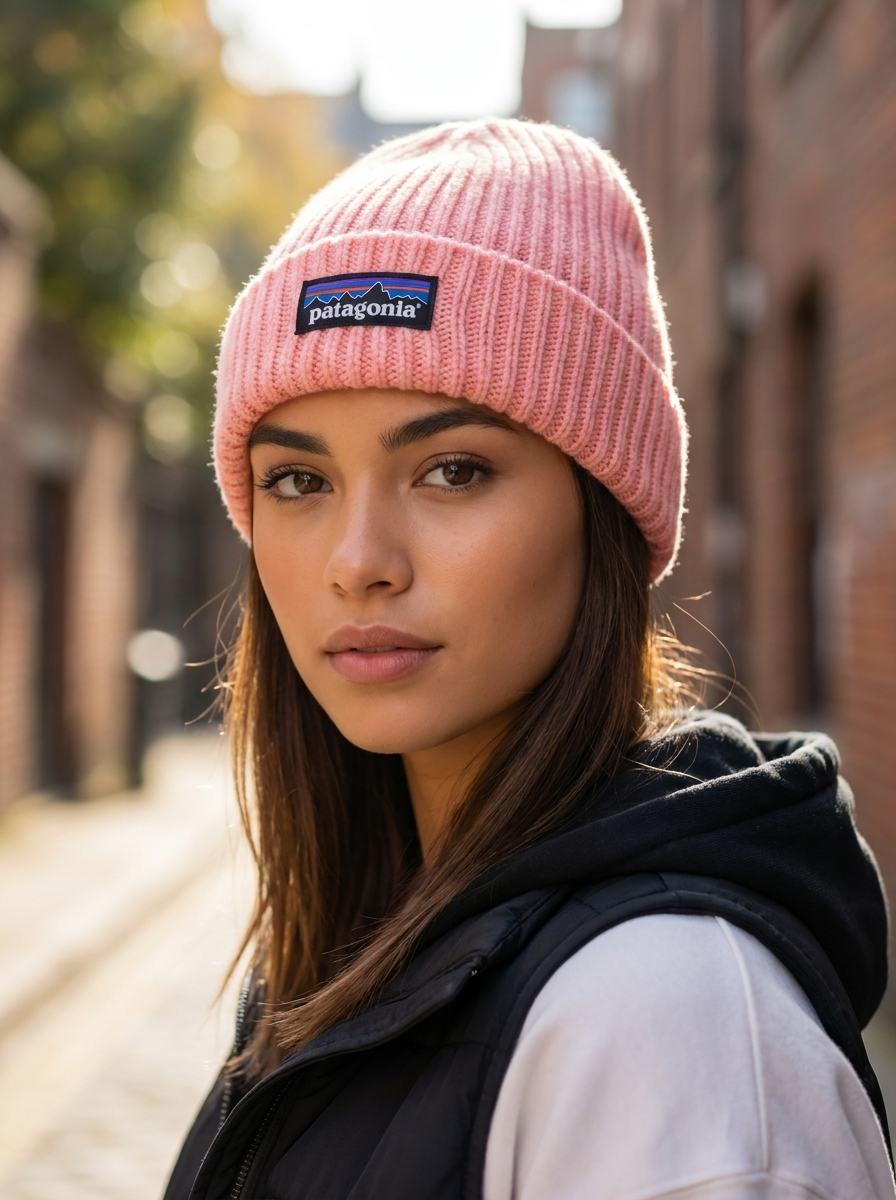 Patagonia Fisherman's Rose Pink Unisex Beanie