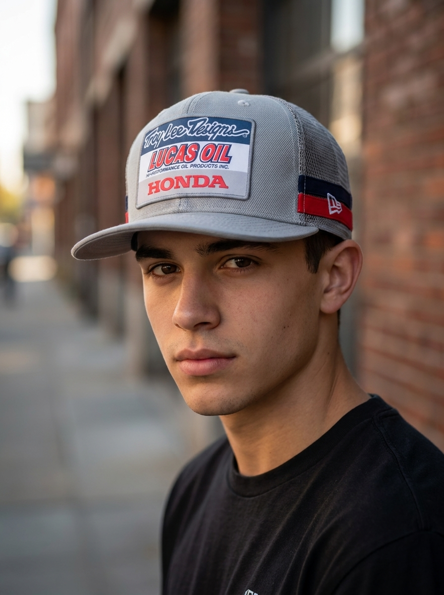 New Era 9FIFTY Grey Troy Lee Designs Honda Snapback Cap