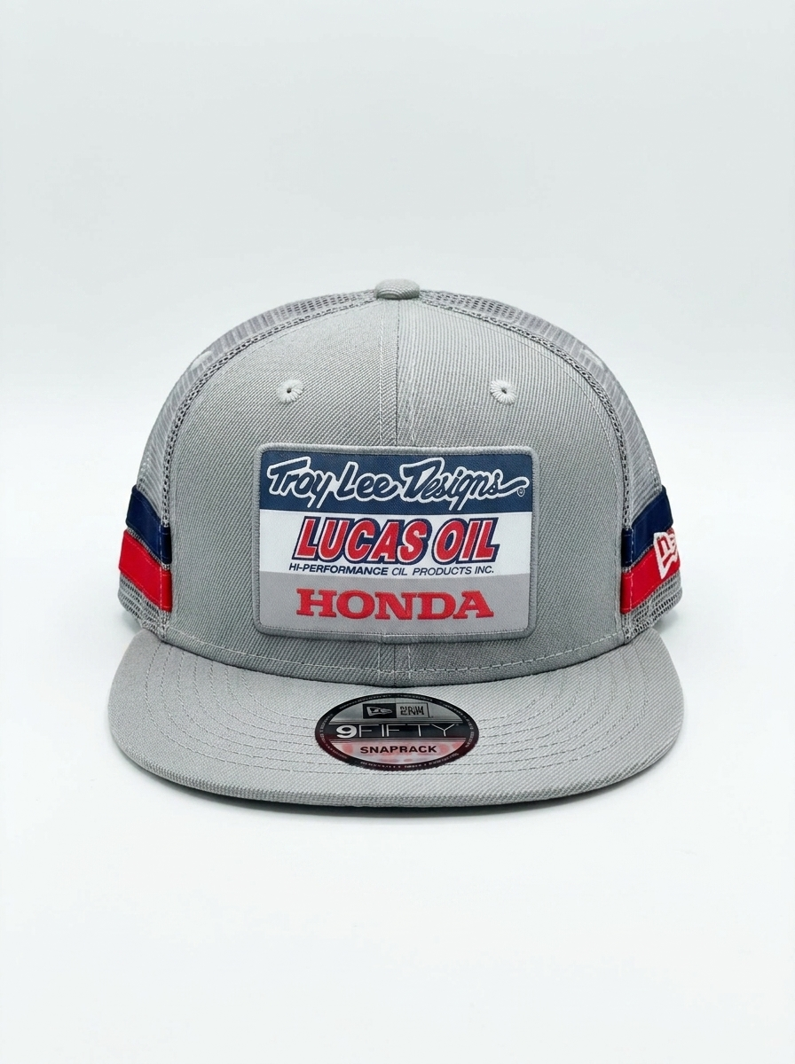 New Era 9FIFTY Grey Troy Lee Designs Honda Snapback Cap