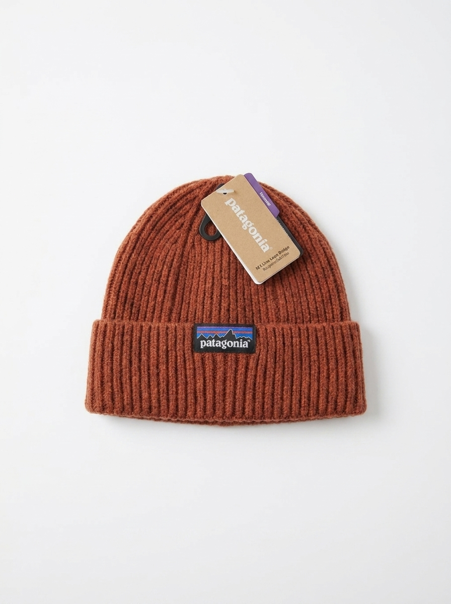 Patagonia Fisherman's Orange Rolled Unisex Beanie