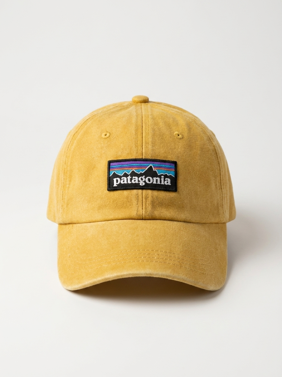 Patagonia Yellow Organic Cotton Unisex Baseball Cap