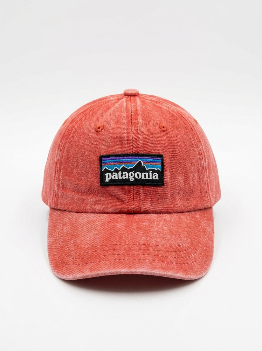 Patagonia P-6 Label Vintage Red Baseball Cap