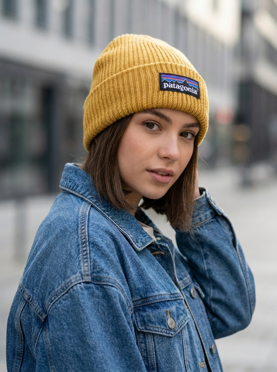 Patagonia Everyday Knit Cuffed Mustard Beanie
