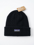 Patagonia Knit Cuffed Black Beanie Hat