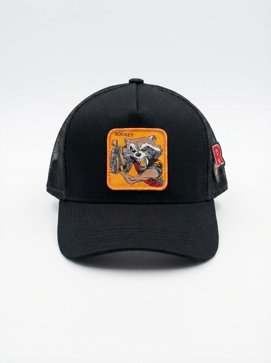 Capslab Goorin Bros. Rocket Raccoon Patch Trucker Hat