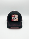 Capslab Goorin Bros Black/Pink Minnie Mouse Trucker Hat