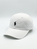 Polo Ralph Lauren White Classic Pony Logo Baseball Cap