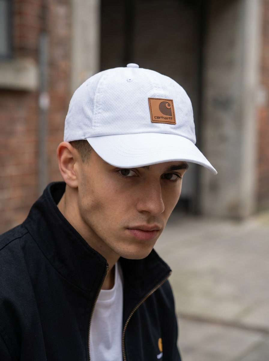 Carhartt Logo Series Bright White Baseball Cap