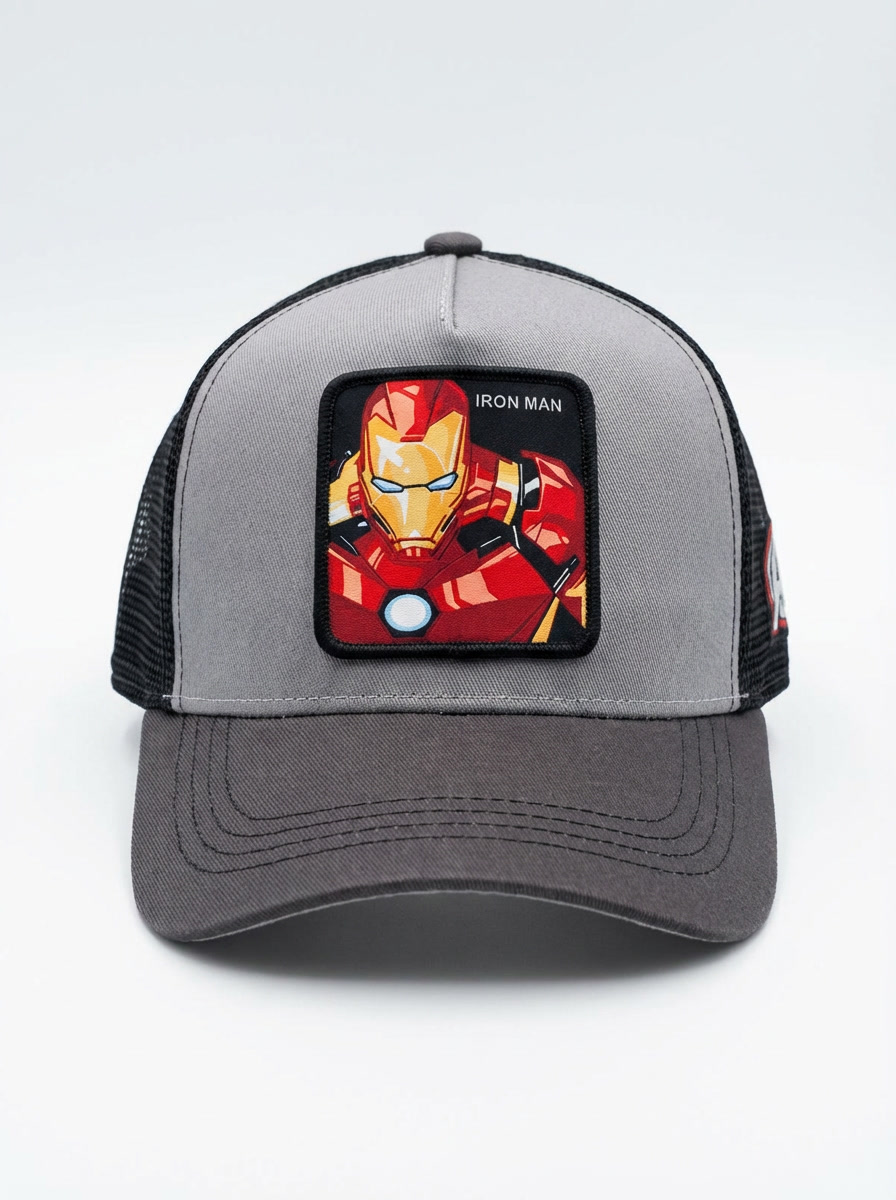 Capslab Marvel Grey/Black Iron Man Trucker Cap