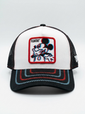 Capslab Disney Mickey Black Floatin Trucker Snapback Cap