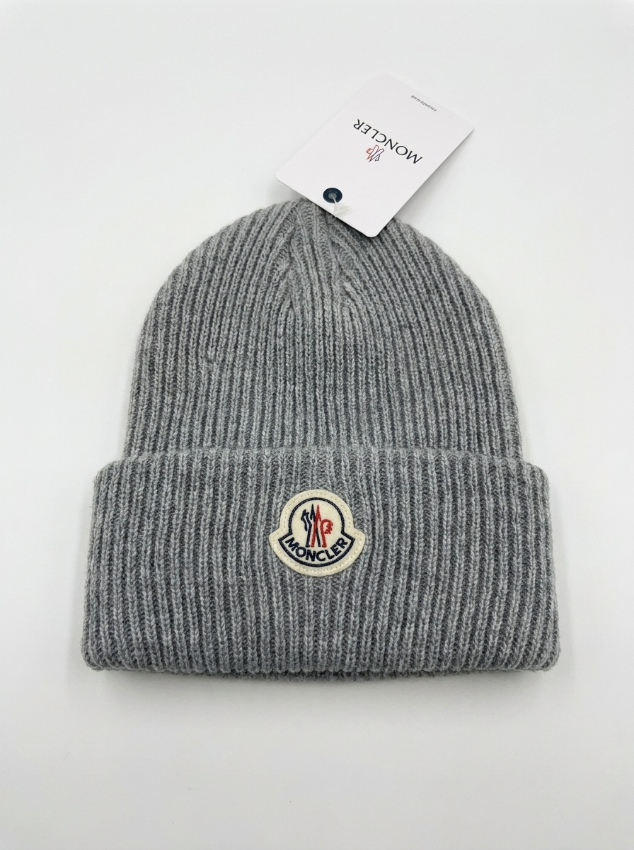 Essentials Heather Grey Knit Beanie
