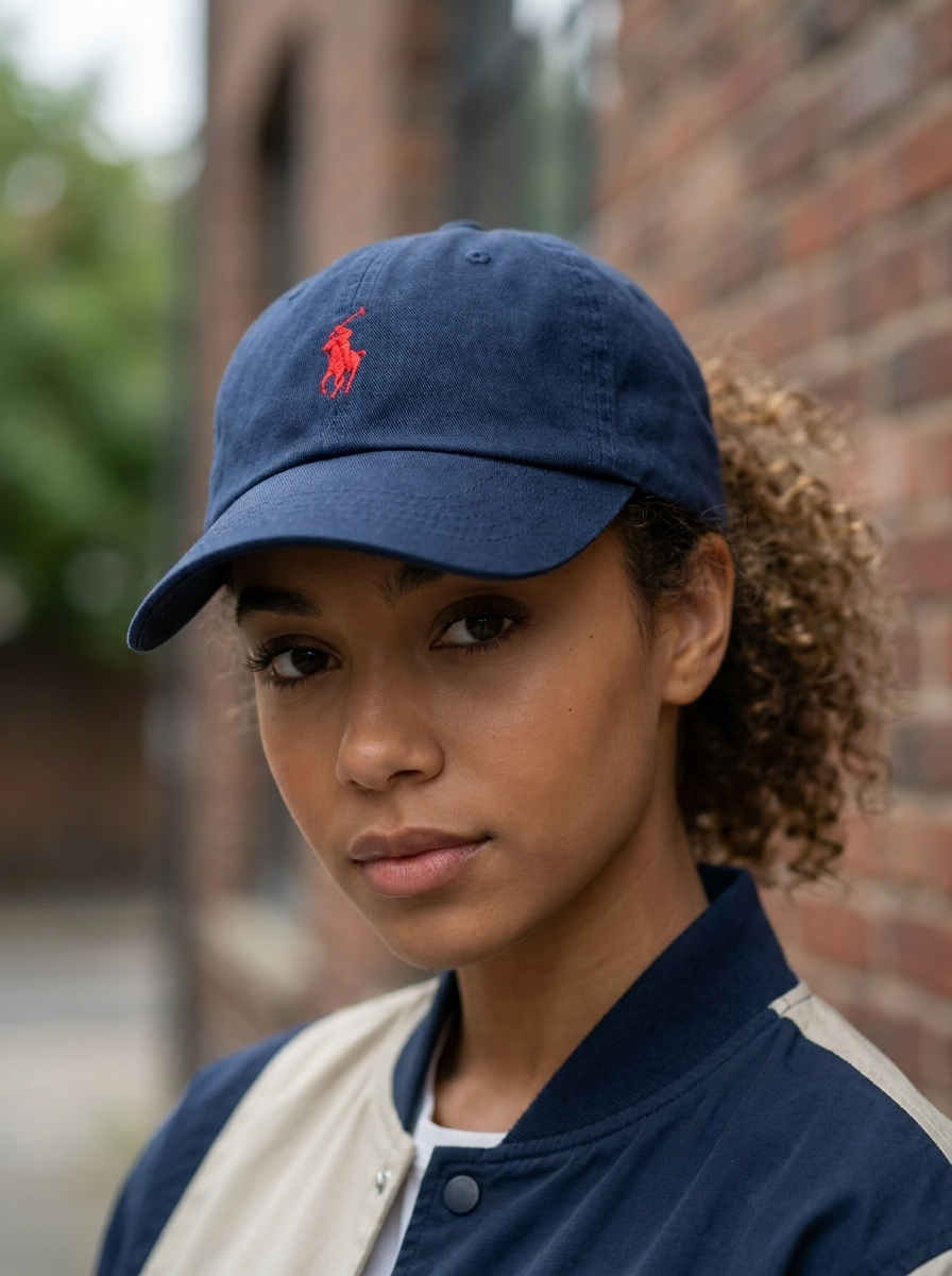 Polo Ralph Lauren Navy Cotton Baseball Cap