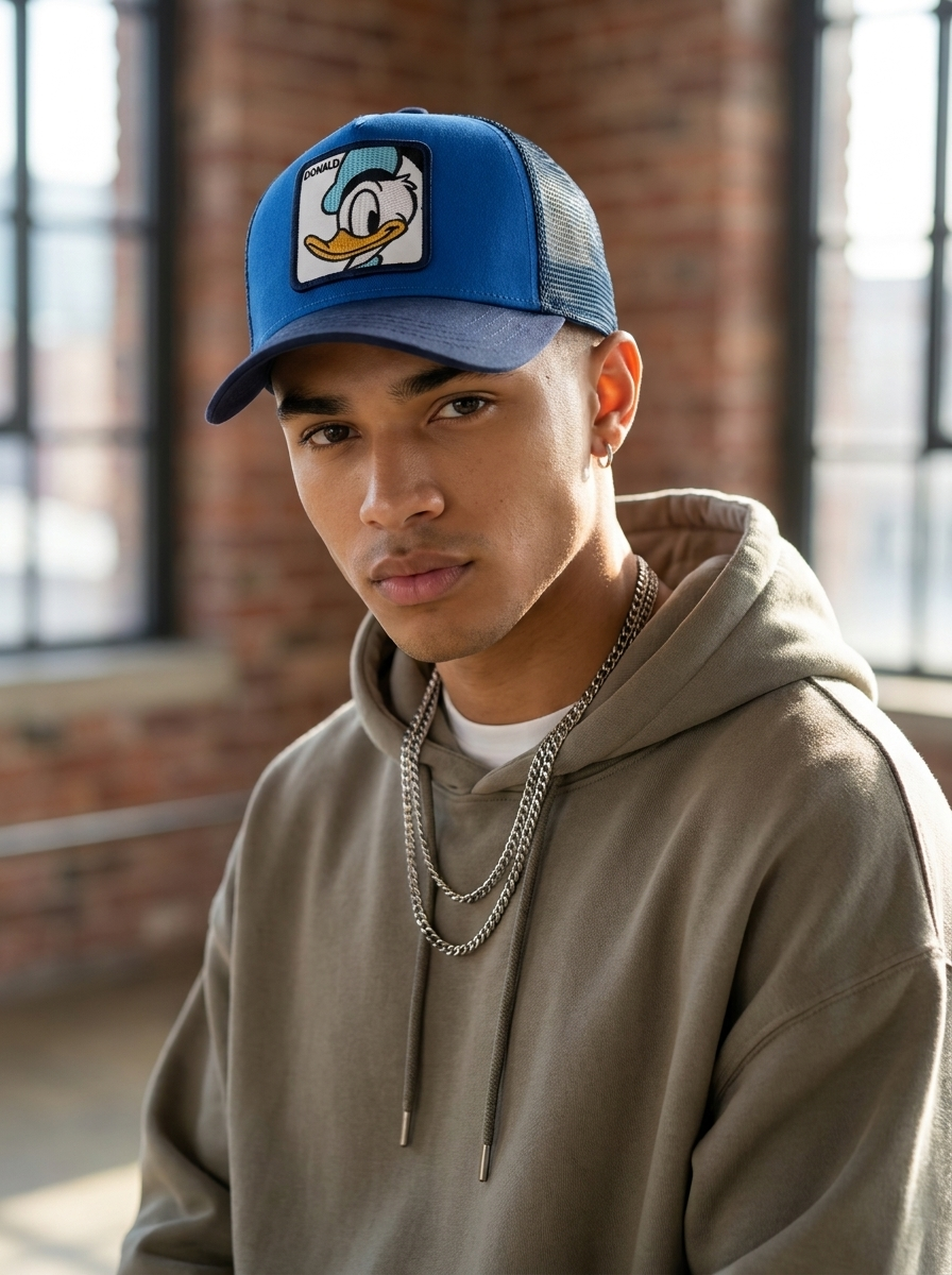 Disney Goorin Bros. Donald Duck Blue/Navy Trucker Cap