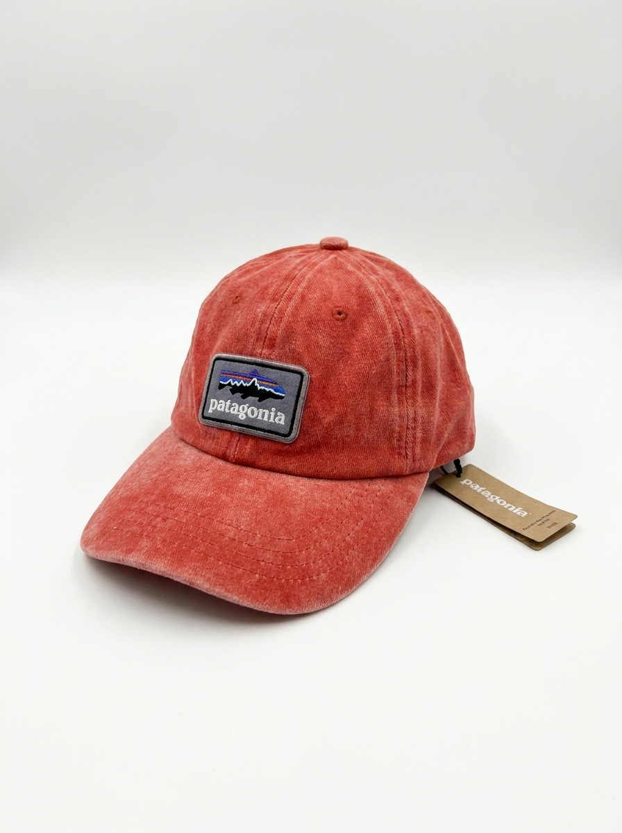 Patagonia Fitz Roy Mountain Logo Vintage Red Cap