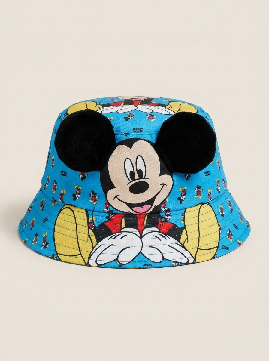 Disney Mickey Mouse Character Print Festival Bucket Hat