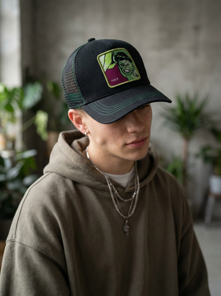 Capslab Goorin Bros. Incredible Hulk Snapback Cap