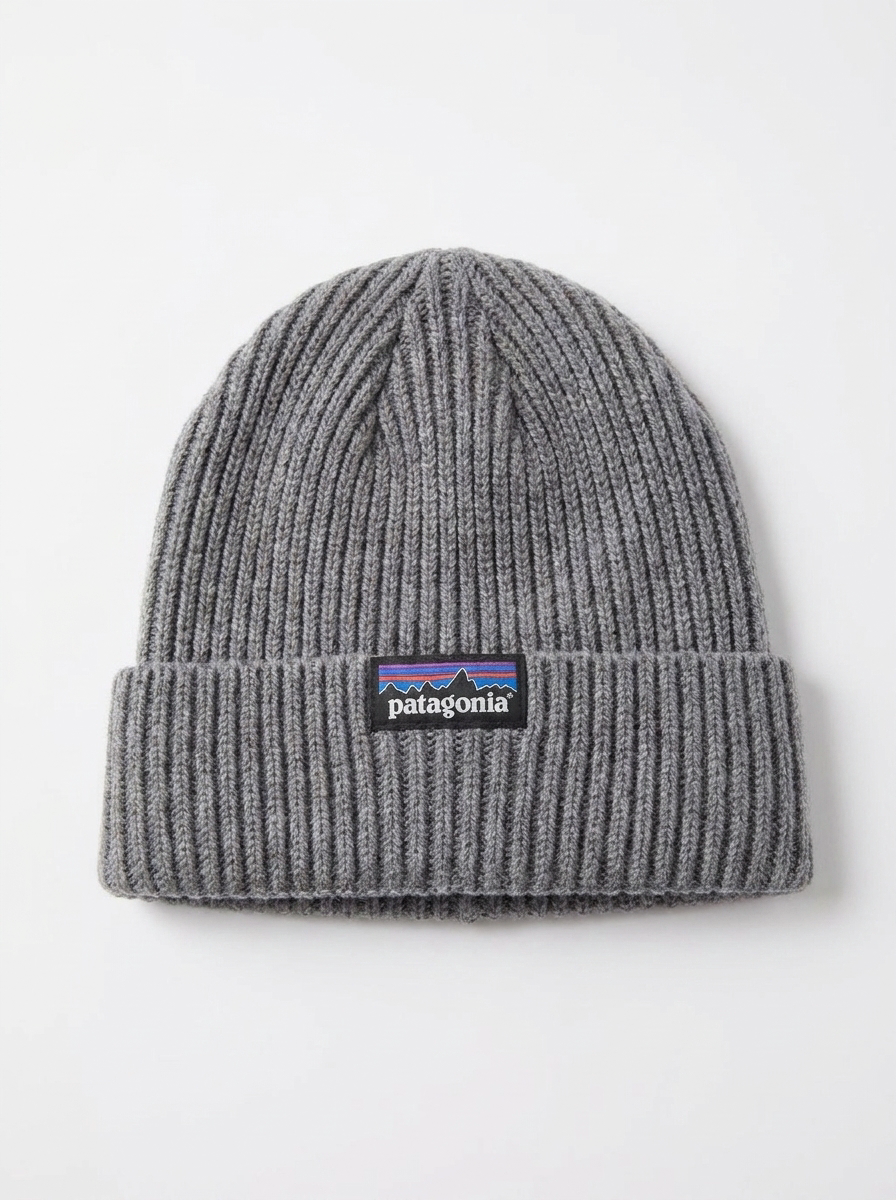 Patagonia Fishermans Forge Grey Rolled Beanie