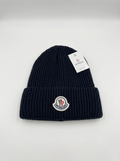 Premium Black Ribbed Knit Wool Beanie