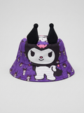 Sanrio Kuromi Mischievous Purple All-Over Print Bucket Hat