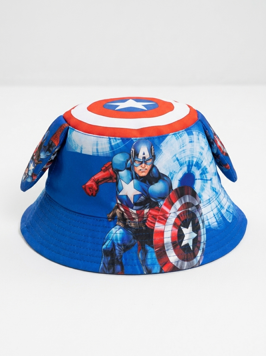 Marvel Captain America Shield Kids' Reversible Bucket Hat