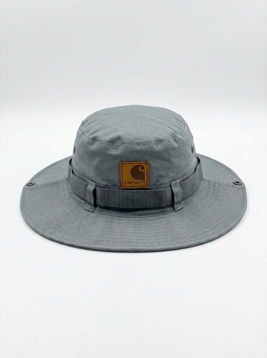 Carhartt Force Grey Wide Brim Sun Protection Bucket Hat