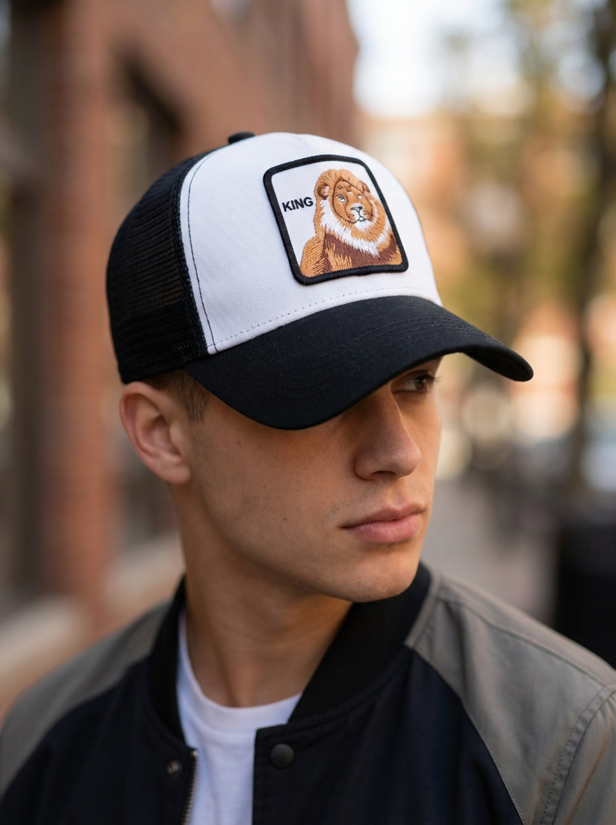 Capslap Goorin Bros. King Lion Mesh Trucker Hat