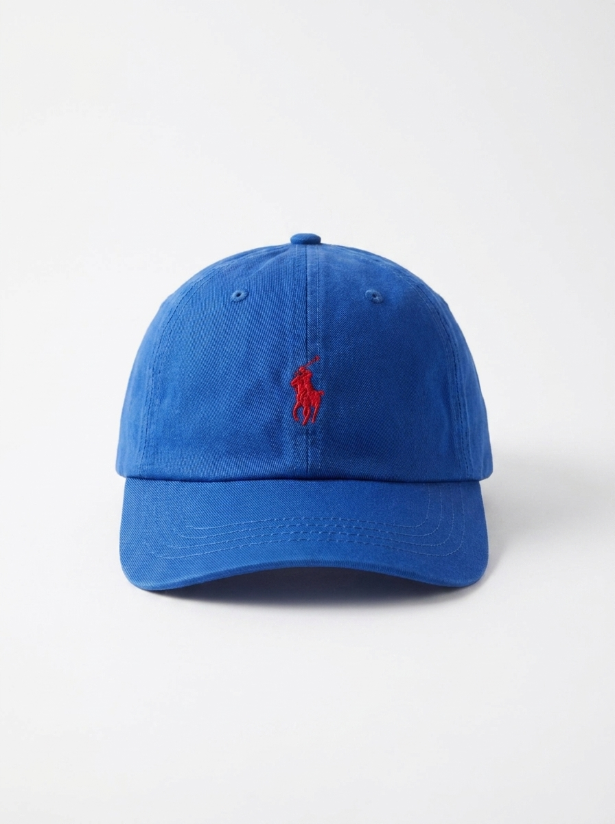 Polo Ralph Lauren Blue Classic Cotton Chino Baseball Cap