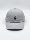 Polo Ralph Lauren Grey Cotton Chino Baseball Cap