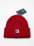 Fila Red Heritage Unisex Ribbed Knit Beanie