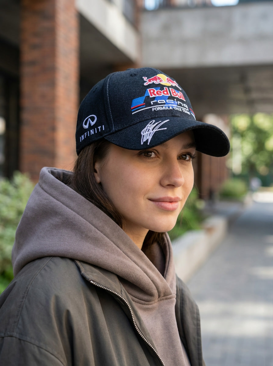 Red Bull Black Racing F1 Team Signed Number 1 Baseball Cap