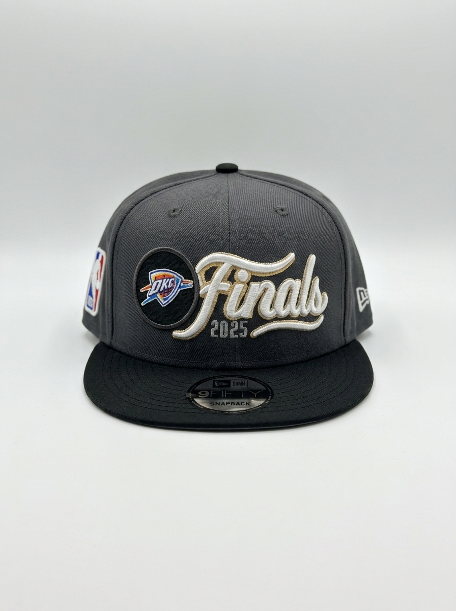 New Era Grey OKC Thunder 2025 NBA Finals 9FIFTY Snapback
