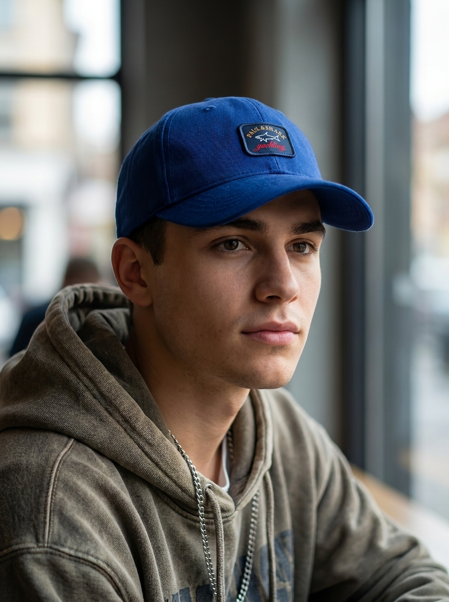 Paul & Shark Yachting Royal Blue Cotton Baseball Cap