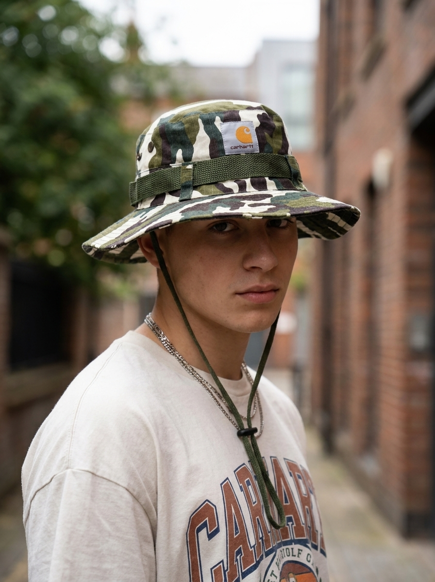 Carhartt Military Style Camouflage Bucket Hat