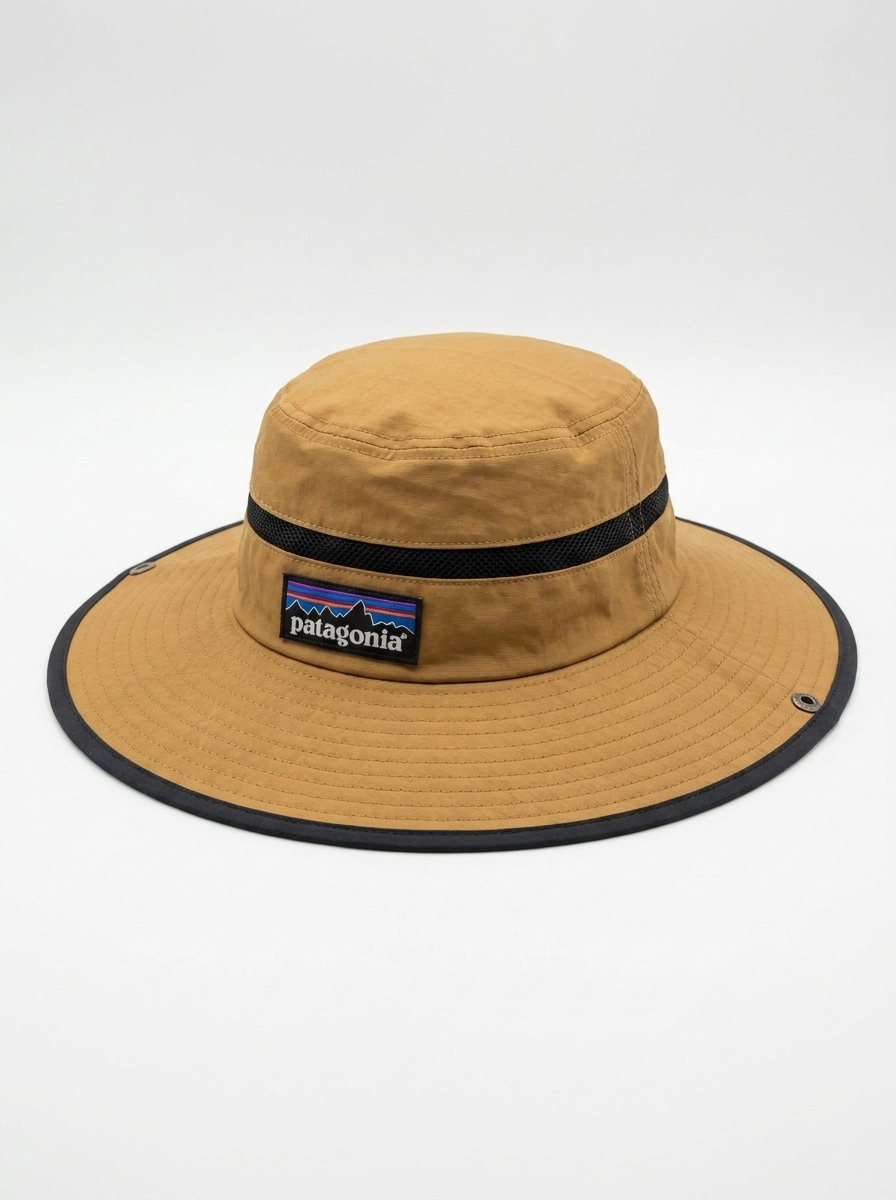 Patagonia Khaki/Black Baggies Brimmer Hat