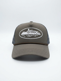 Earth Tone Island Graphic Mesh Trucker Hat