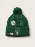New Era Green Milwaukee Bucks Official Team Beanie