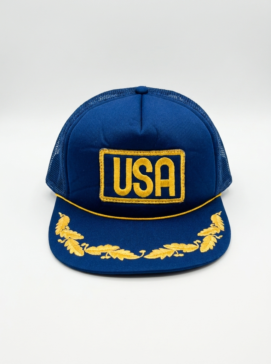 Stateside Heritage Blue USA Embroidered Trucker Hat