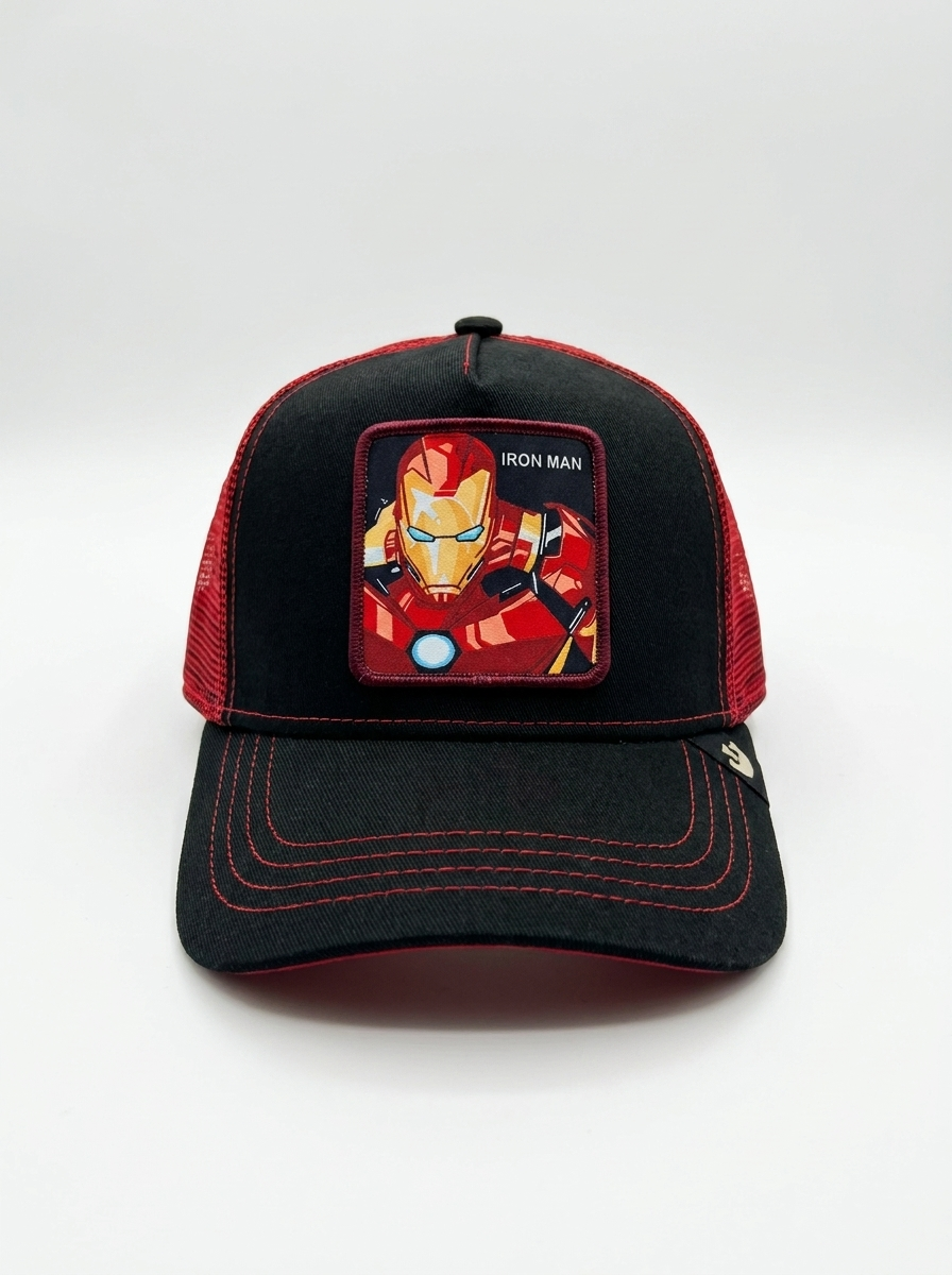 Capslab Goorin Bros Black/Red Iron Man Avenger Trucker Hat