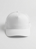 Pure White Breathable Mesh Trucker Hat