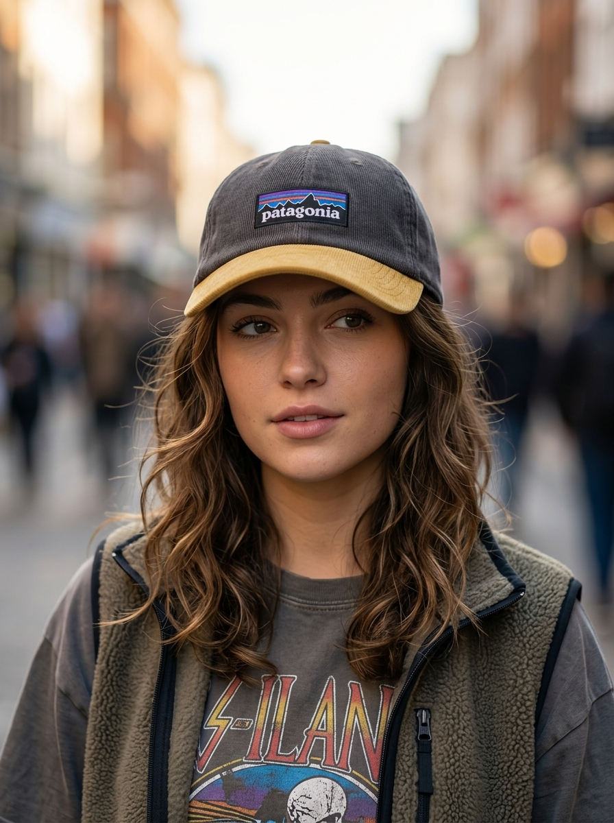 Patagonia Unisex P-6 Label Trad Cap Ash/Gold