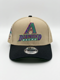 New Era Arizona Diamondbacks 9FORTY Adjustable Khaki & Black Cap