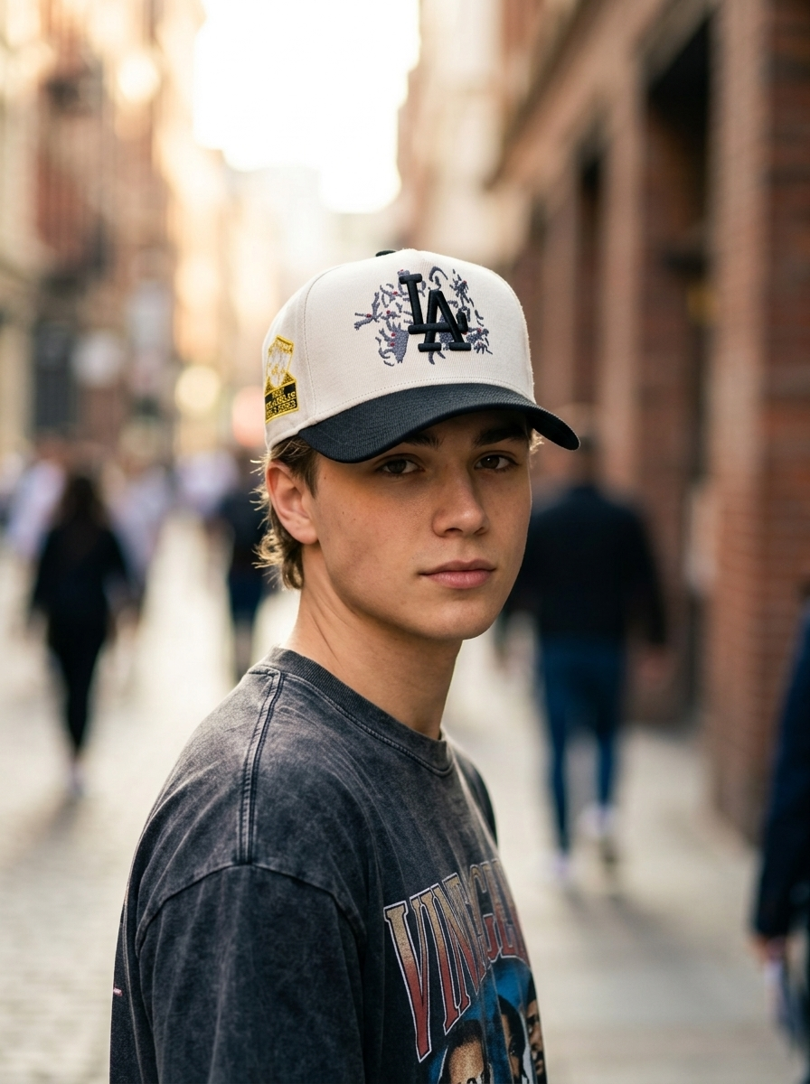 New Era LA Dodgers 9FORTY Rose Thorn Adjustable Hat