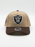 New Era Raiders 9FORTY Adjustable Cap Khaki & Brown