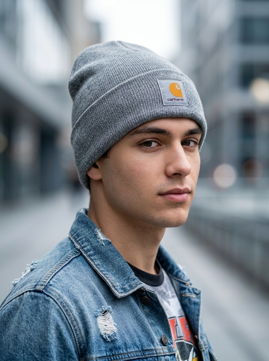Carhartt Men’s Knit Cuffed Beanie Heather Grey