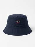 Paul & Shark Logo Patch Navy Cotton Bucket Hat